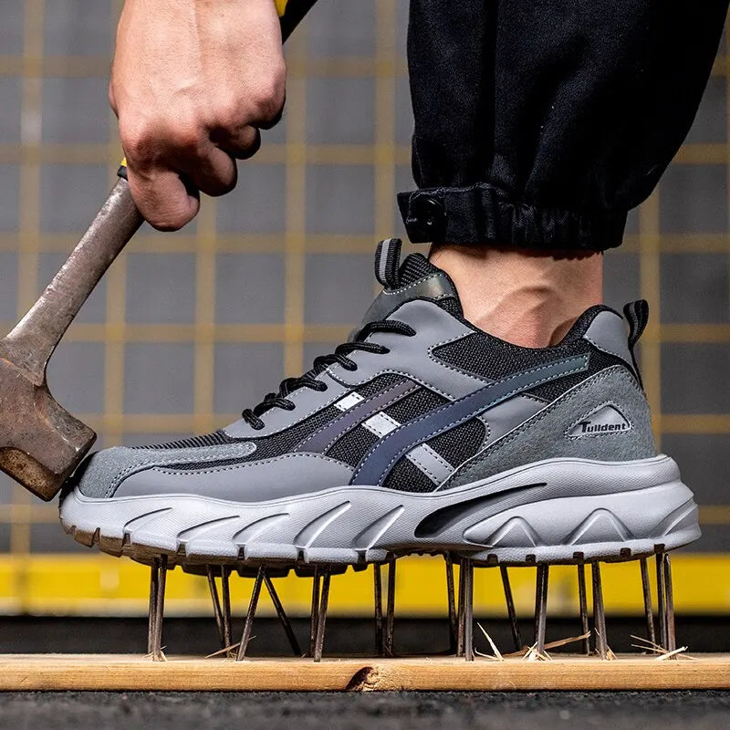 Herren-Sicherheitsschuhe, durchtrittsichere Arbeits-Sneaker, leichte Arbeitsschuhe, Herren-Stahlkappenschuhe, Sicherheitsstiefel, unverwüstliche Schuhe Zweitbild