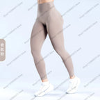 Damen High Waist Nahtlose Yoga Leggings Bauchkontrolle Po-Lifting Workout Hose Weiche Athletic Leggings für Fitnessstudio Fitness Laufen