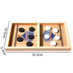 Fast Sling Puck Spiel Schleuder-Schach Tischschach Puzzle Partyspiel Erwachsener Kind Familienspiel Desktop-Battle-Brettspiele