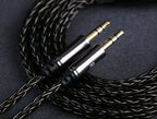 OPENHEART 16-adriges Kopfhörerkabel 1 zu 2 Klinken dual 3.5/2.5/4.4mm/XLR symmetrisches Kabel für HIFIMAN DENON Ersatzkabel 2m 3m