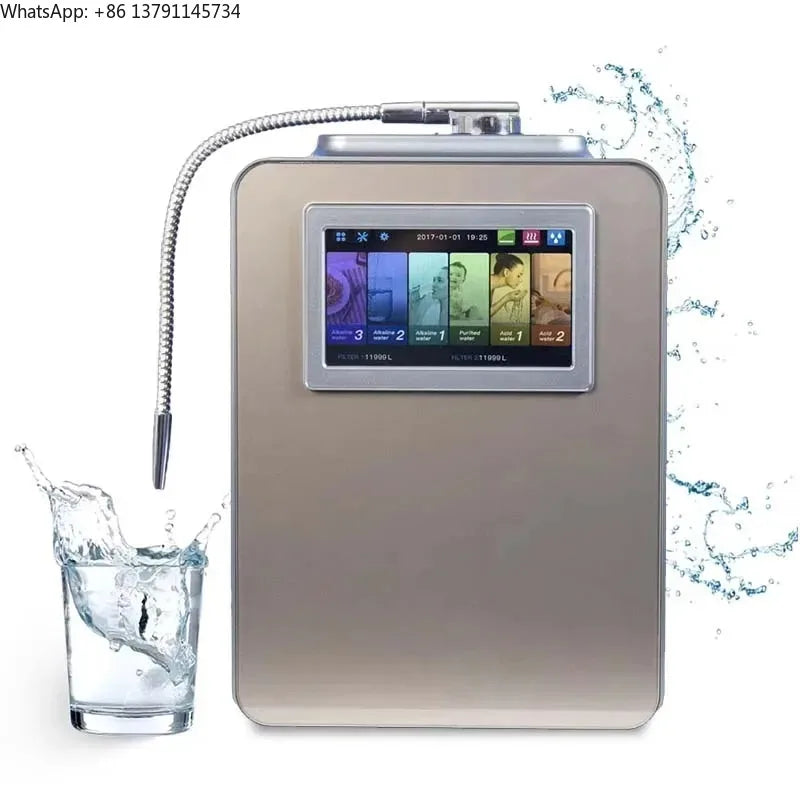 Großhandel PH 2.5-11.2 Platinbeschichtung 11 Platten Alkalischer Wasserionisierer Wasseraufbereitungsgeräte Japan Kangen Wasserspender Hauptbild