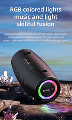 ZEALOT-S87 Outdoor Tragbarer kabelloser Bluetooth-Lautsprecher 80 W Hochleistungssubwoofer IPX6 Wasserdicht Camping