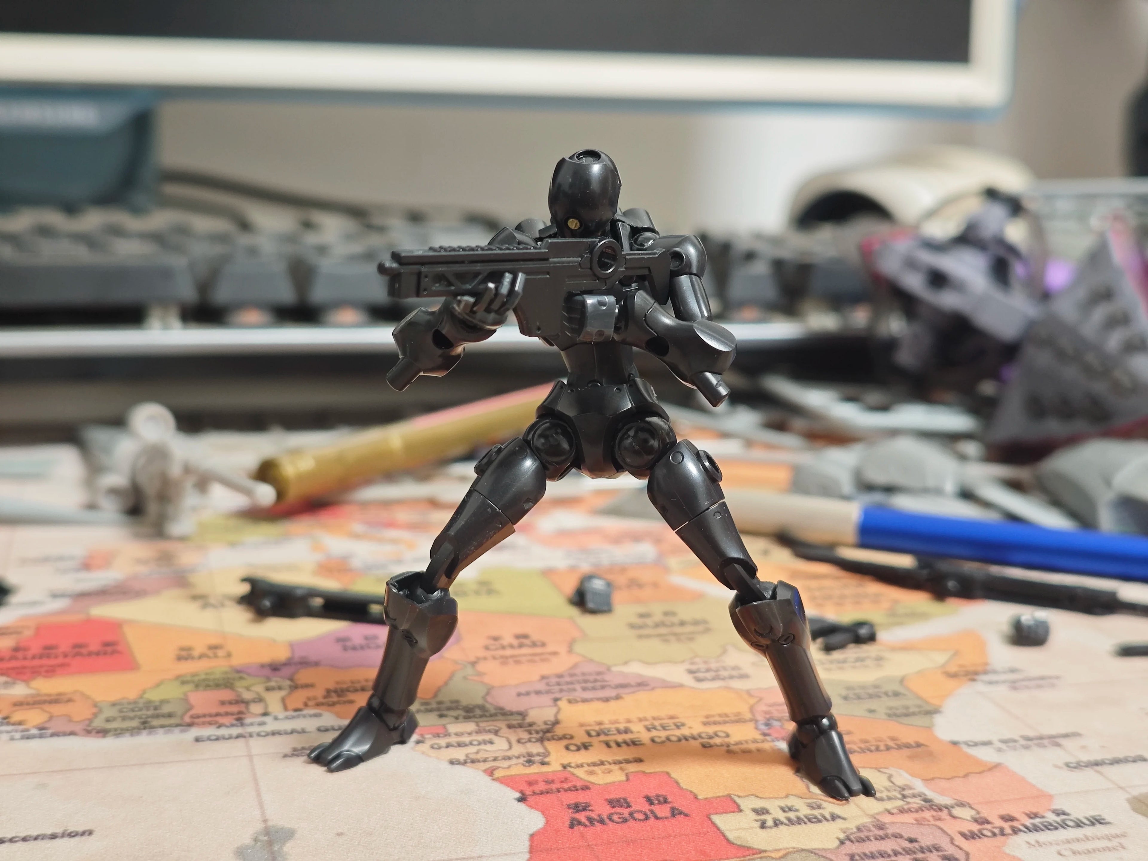 SHEIK MAINLAND 3MIN PROJECT A 3.75 Zoll super bewegliche humanoide Körper starke Attacke Alien Figur Bausatz Modell Spielzeug Sammlung Geschenk