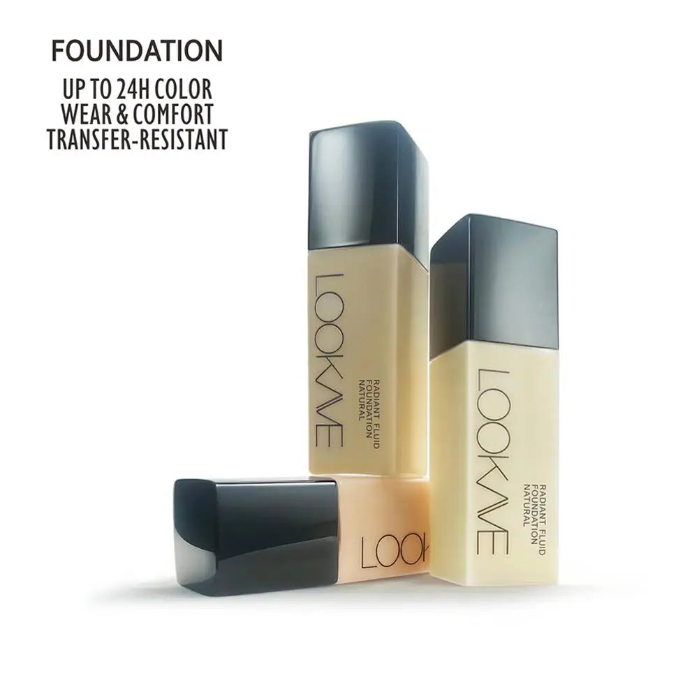 1 Stück flüssige Foundation, langanhaltend, volle Deckkraft, mattierende Creme, CC Foundation Make-up Concealer, natürliche flüssige Basis, feuchtigkeitsspendend
