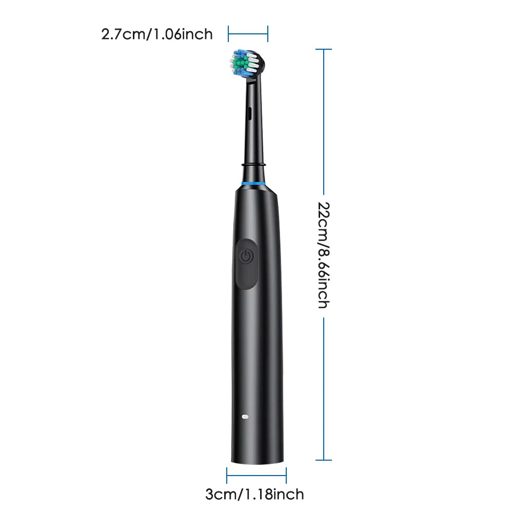 Elektrische Zahnbürste Kabellos USB Wiederaufladbar Wasserdicht Intelligente Zahnbürste Effektive Mundpflege Erwachsene Automatische Zahnbürste