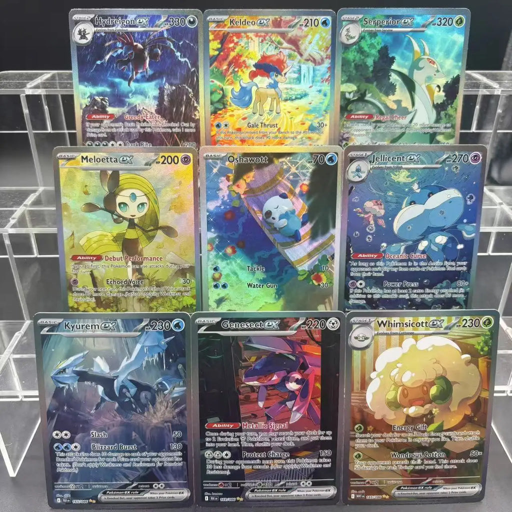 DIY PTCG Sammelkarten Zekrom Reshiram ex Victini Seismitoad Selbstgemachte Einzelkarte Klassisches Spiel Anime Karte Geschenk Spielzeug
