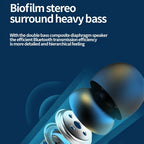 Kabellose Bluetooth Kopfhörer Nacken Stereo Rauschunterdrückung Universal Sport Kopfhörer Mikrofon