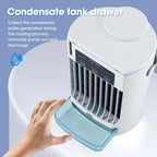 Mini-Klimaanlage Luftkühler Ventilator Tragbarer Wasserkühlungsventilator Mobile Klimaanlage für Zimmer, Büro, Autos
