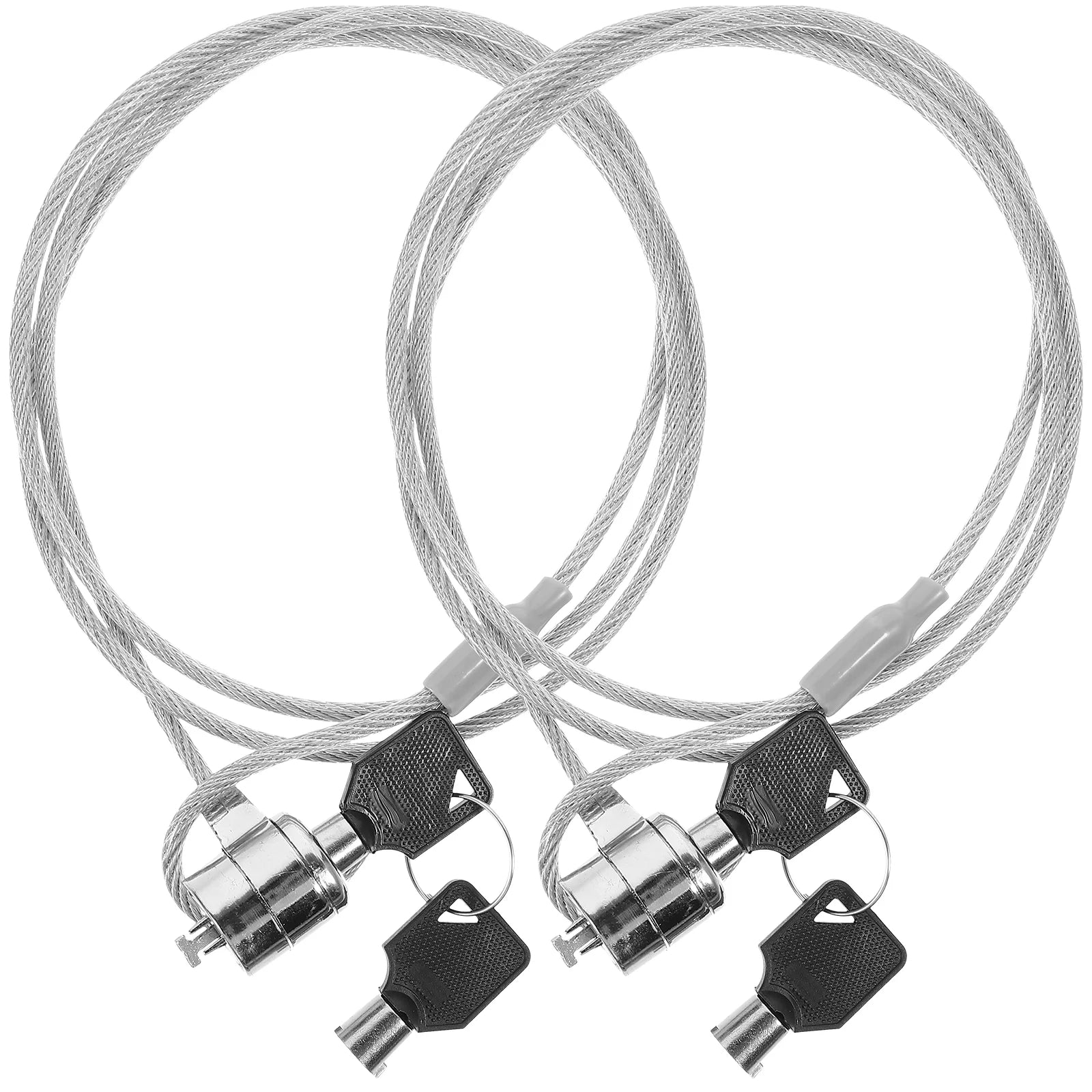 2 Sets Laptop Lock Flexible Security Cable Computer Locks With Keys Alloy Safe Wire Office Notebook Lock Security Cable Laptop Hauptbild