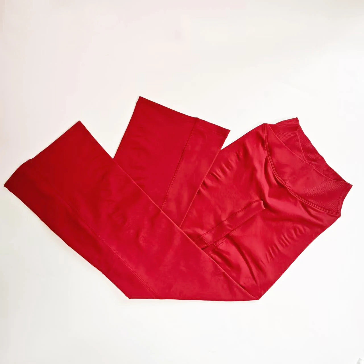 NCLAGEN Vision Flares Damen Fitnessstudio Fashion Yogahosen mit überkreuzter Vorderseite, hoher Taille, nahtlosen Sport-Leggings, Fitness-Hosen mit weitem Bein