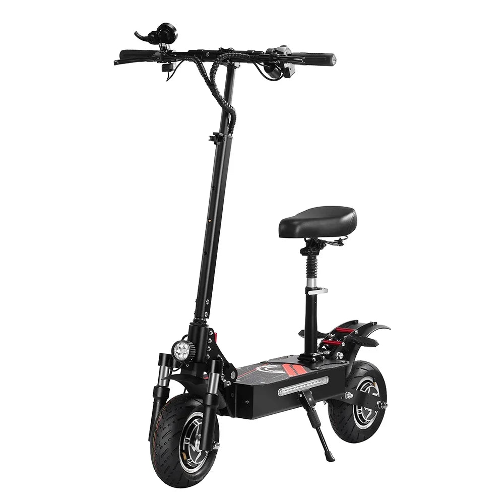 BOYUEDA Q7PRO Elektroroller 3200W Doppelmotor 52V19AH Faltbar 10 Zoll Reifen 70KM/H Höchstgeschwindigkeit 70KM Reichweite mit Sitz