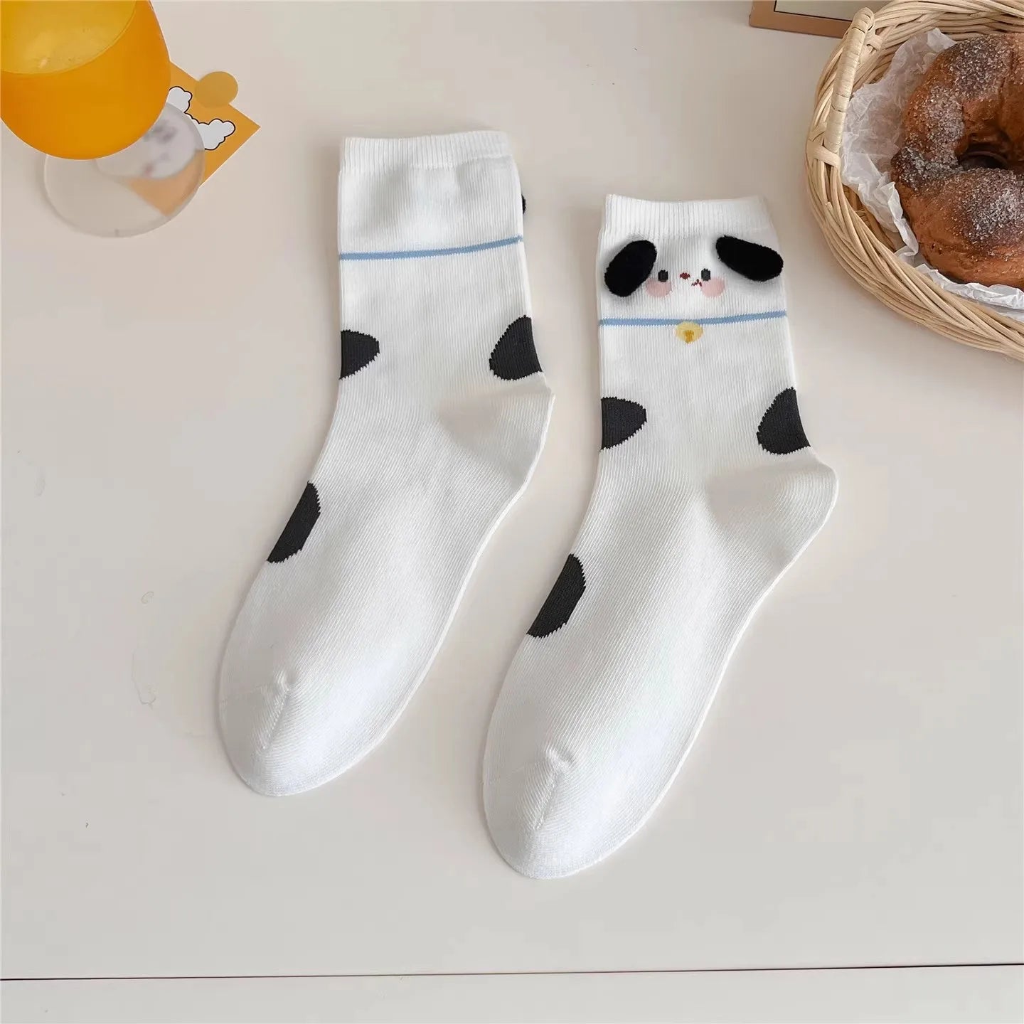 Mode Süß Niedlich 3D Tierohren Schwein Strumpfwaren Winter Warme Cartoon-Socken für Kinder Harajuku Baumwolle Weiche Hausschuhsocke