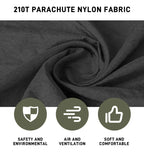 260x140cm Camping Hängematte Doppelgröße Fallschirm mit Moskitonetz Regenschutz Tarp Leicht für Wandern Reisen