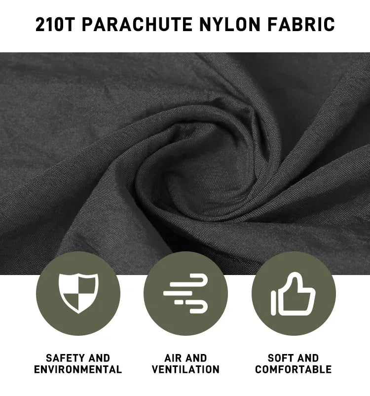 260x140cm Camping Hängematte Doppelgröße Fallschirm mit Moskitonetz Regenschutz Tarp Leicht für Wandern Reisen