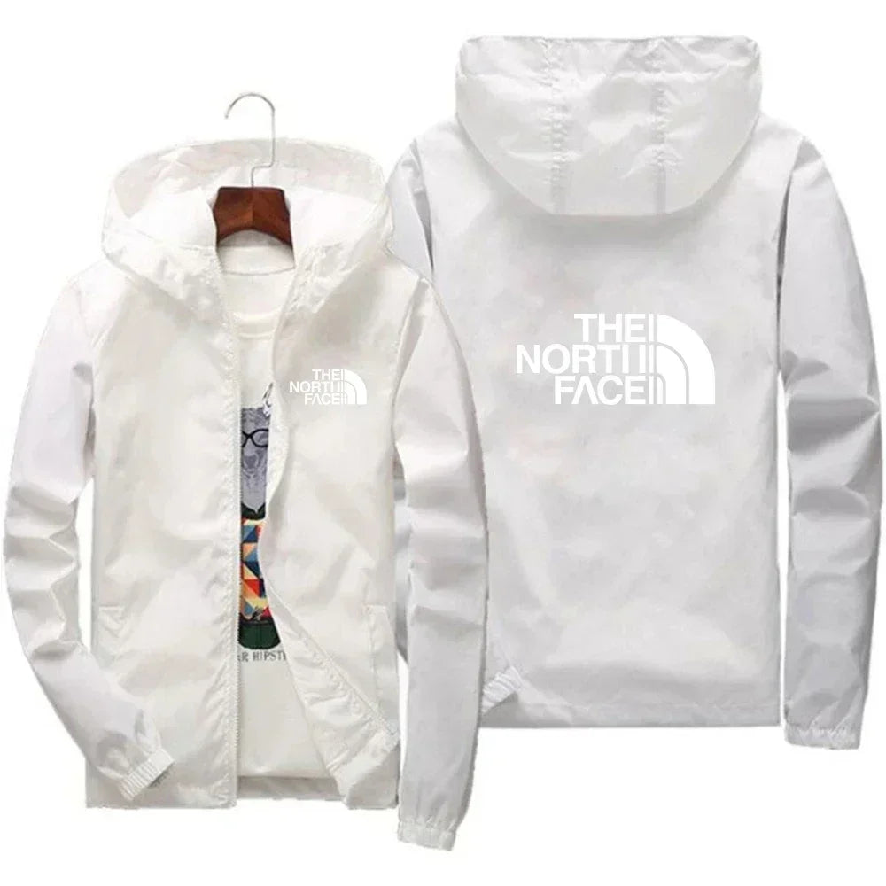 2025 Herren Mode Winddichte Kapuzenjacke mit Reißverschluss Lässige Outdoor-Sportbekleidung für Streetwear, Laufen und den täglichen Tragekomfort