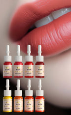 KVM 8 Farben 5ML Lippen-Tattoo-Tinte Microblading-Tinten Semi Permanent Make-up Pigment Tattoo-Tinte Body Art Lippenfarbe Tattoo Zubehör