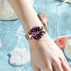 POEDAGAR Luxusuhr für Damen, wasserdicht, lässige Quarzuhr für Damen, hochwertige elegante Damenuhren, Damenuhr Reloj+Box