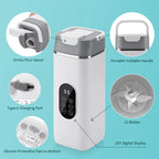 400ML Portable Electric Juicer 2 Cup Home Mini Multifunctional Wireless Blender USB Rechargeable Small Juice Cup Mixer Machine