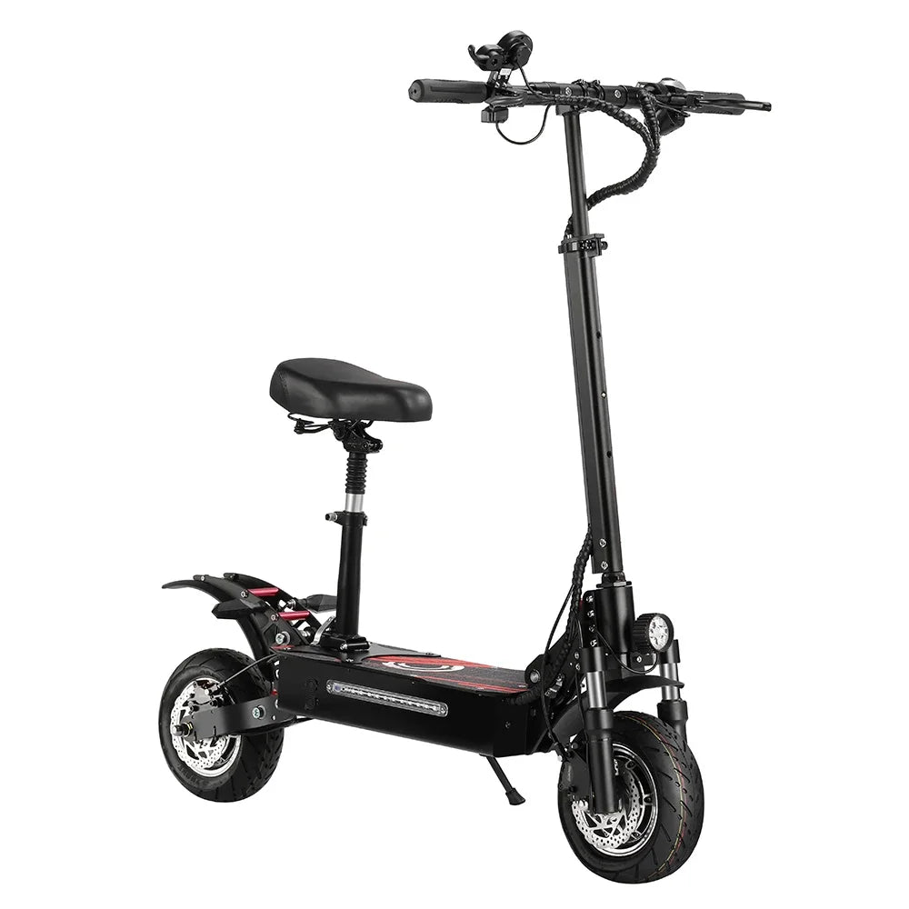 BOYUEDA Q7PRO Elektroroller 3200W Doppelmotor 52V19AH Faltbar 10 Zoll Reifen 70KM/H Höchstgeschwindigkeit 70KM Reichweite mit Sitz