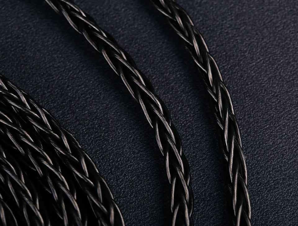 OPENHEART 16-adriges Kopfhörerkabel 1 zu 2 Klinken dual 3.5/2.5/4.4mm/XLR symmetrisches Kabel für HIFIMAN DENON Ersatzkabel 2m 3m