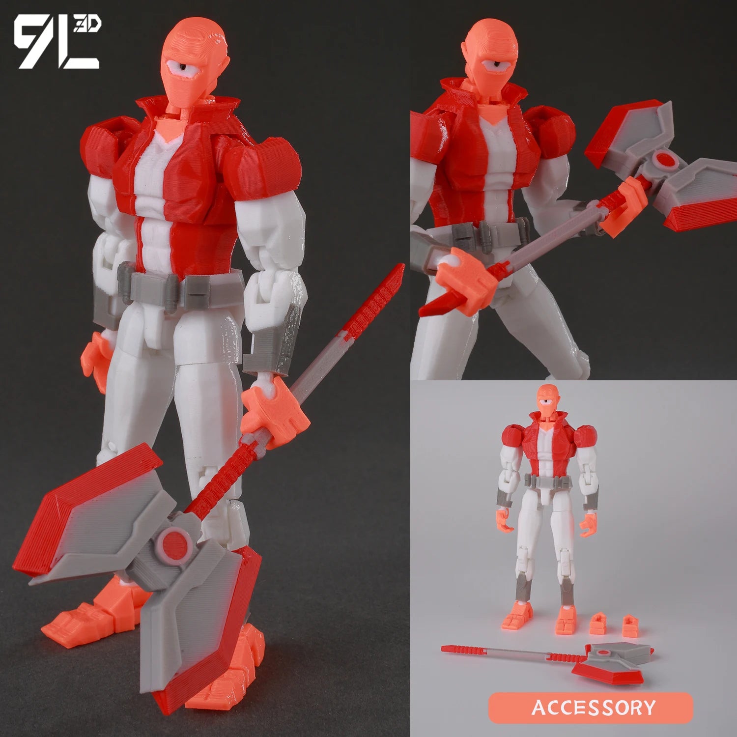 9L3D Gedruckte Deadpool Wolverine Batman Spider-Man Venom Actionfiguren Dummy13 Lucky13 T13 Anime Modell Spielzeug Sammlerstücke Geschenke