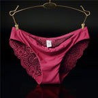 Damen Spitzenhöschen Sexy Transparenter Slip Niedriger Bund Baumwollzwickel Slips Übergröße Damenunterwäsche Dessous Neu Heißer Verkauf