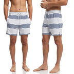 ESCATCH 2026 Neu eingetroffene Herren-Badeshorts mit Kompressionsfutter, 2-in-1-Druck, schnelltrocknend, Fitnessstudio, Sport, Herrenshorts mit Reißverschlusstaschen