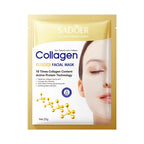 10 Stk. Kollagen Anti-Falten Gesichtsmaske Anti-Aging Mildert feine Linien Strafft die Haut Feuchtigkeitsspendend Aufhellend Hautpflege Koreanische Kosmetik