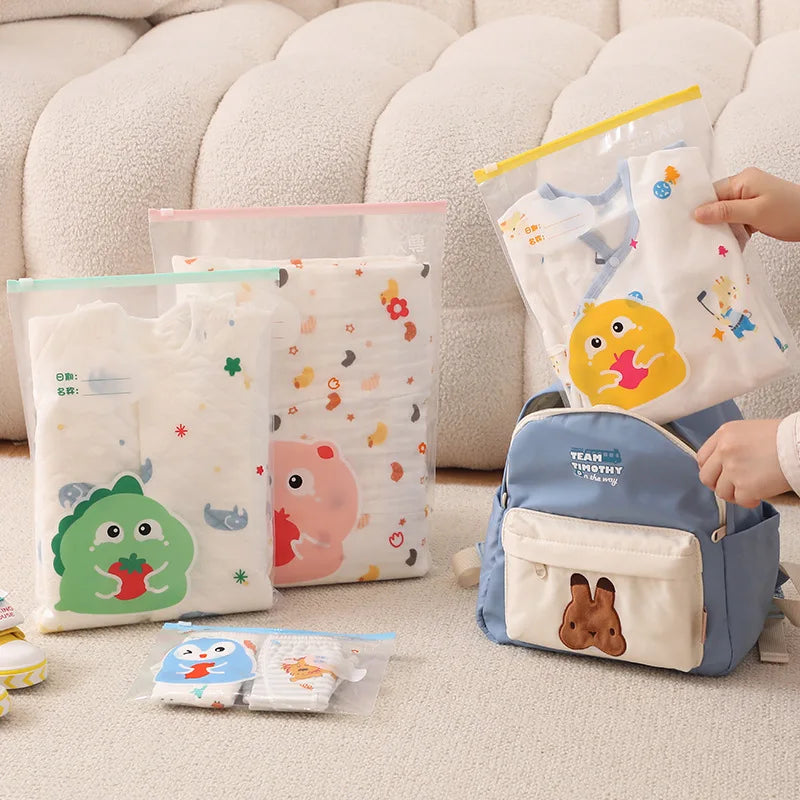 5er-Pack Mutterschaftstaschen in verschiedenen Größen, Aufbewahrungstasche für Mutter und Baby, Kleidung für Ausflüge, Windeln, Reiseverpackung, Reißverschlusstasche Hauptbild