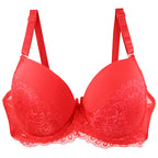 DaiNaFang Push Up Breathable Bras Bow 34/75 36/80 38/85 40/90 42/95 44/100 BCDE Cup Underwear For Women Plus Size Lingerie