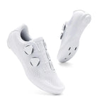 Speed Cycling Sneaker Herren Rennradschuhe Cleat-Schuhe SPD-Schuhe Fahrrad Flat Pedal Schuhe Herren Outdoor-Schuhe Weiß
