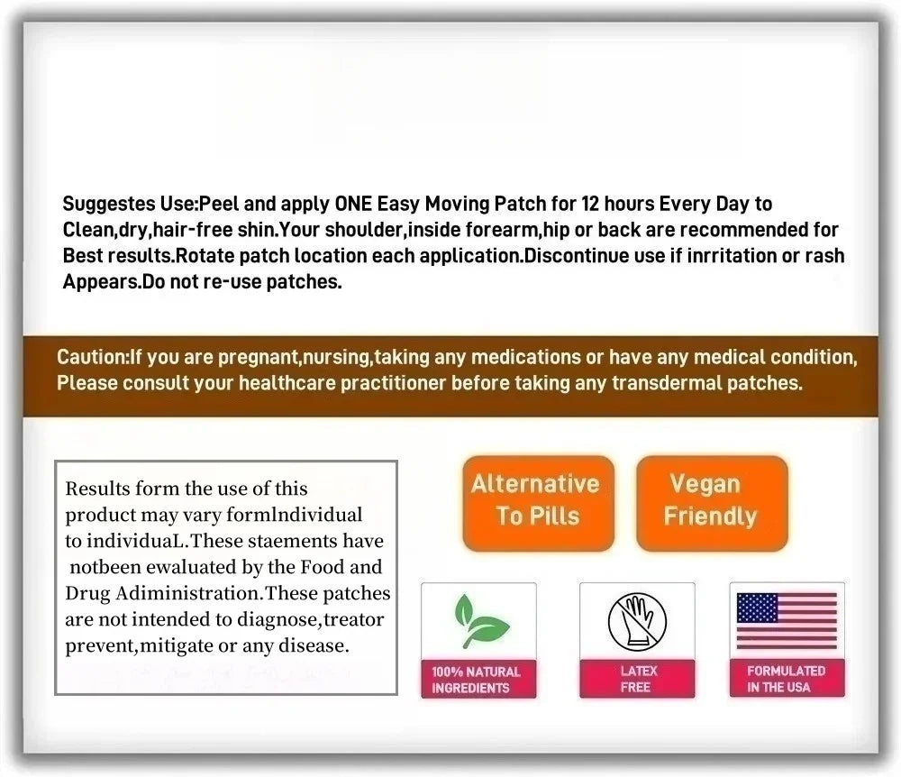 Multivitamin-Pflaster – Voller Vitamine & Mineralien, steigert die Energie, unterstützt das Immunsystem, bietet antioxidative Vorteile.