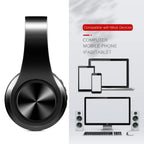 HIFI Stereo Kopfhörer Bluetooth Headset Musikkopfhörer FM und Unterstützung SD-Karte mit Mikrofon für Mobile Xiaomi Iphone Samsung Tablet