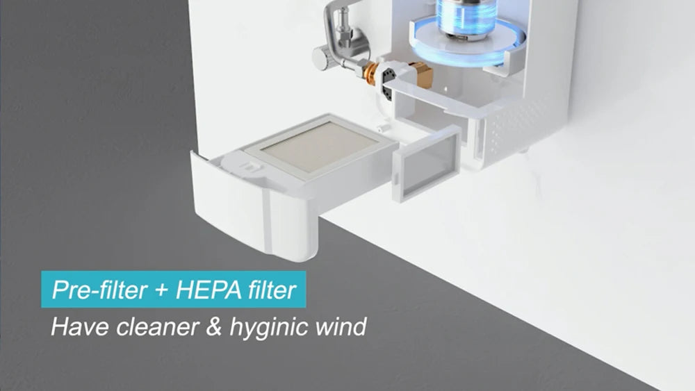 AIKE Airblade Wasserhahn Händetrockner Automatische Bad Händewasch- und Trockenmaschine Waschraum Armaturen Luft Wasserhahn Leistungsstarker Händetrockner