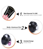 limegirl 15ml Verlängerungs-Nagelgel-Set 6W LED Lampe Komplettes Maniküre-Set Fingerverlängerungsform Nagel-Kit Alles für schnelles Verlängerungs-Werkzeugset