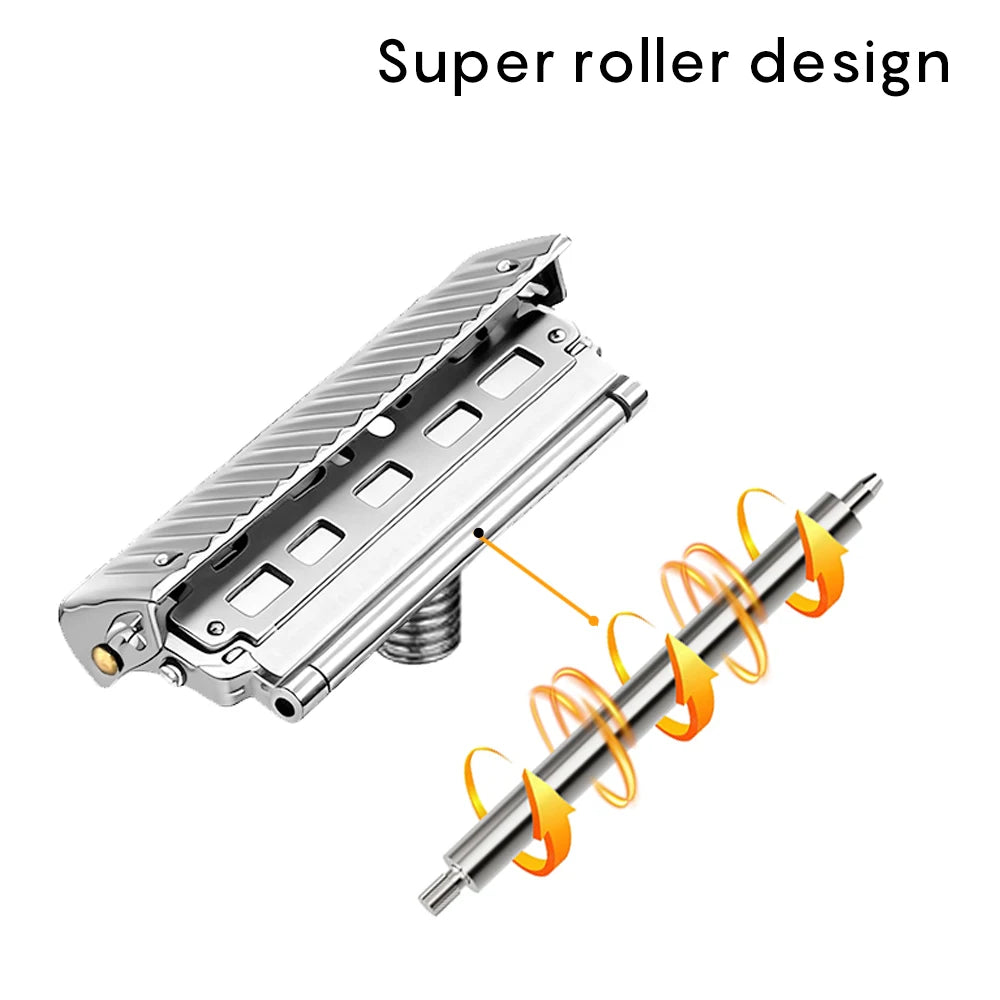 Shavcooo Glide Pro 4D Edelstahl Sicherheitsrasierer Umweltfreundlicher Dual-Halb-Rasierer für Herren und Damen Geschenkset mit Reiseetui