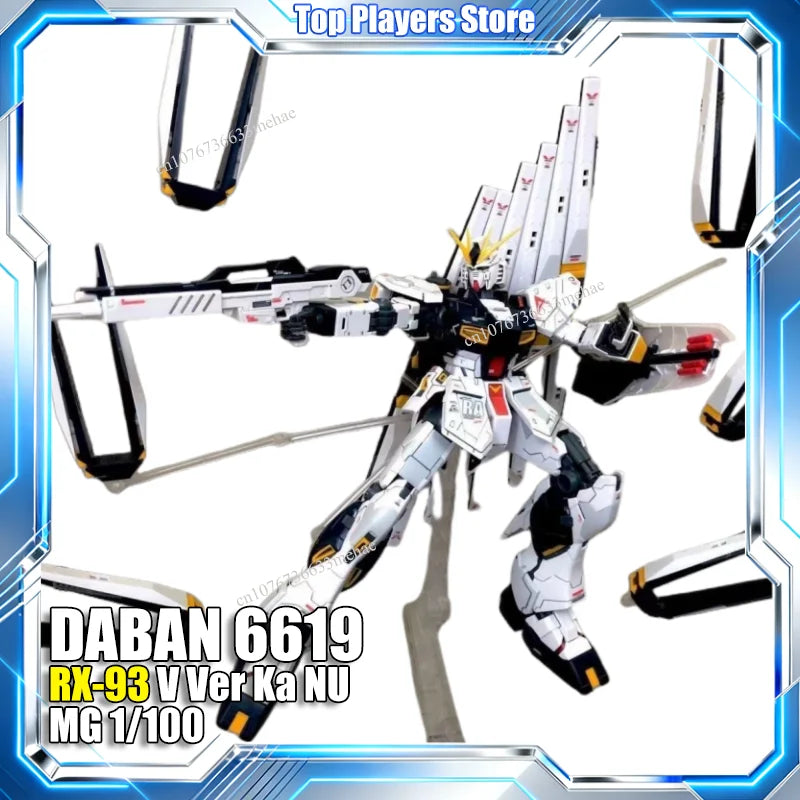 DABAN 6619 RX-93 V Ver.Ka NU MG 1/100 Bausatz Modellbausatz Spielzeug Actionfigur Roboter Plastikmodell Mecha Geschenke Auf Lager