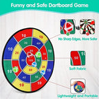66CM große Dartscheibe Kinder-Dartscheibe mit klebrigen Bällen Jungen Spielzeug Indoor Sport Outdoor Spaß Familienparty Spiel Spielzeug