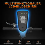 RCB EV10Z Elektroroller mit ABE Straßenzulassung 350W Motor 36V11.4Ah Akku 35-40km Reichweite 10 Zoll Rad Klappbar 120KG Max. Belastung für Pendler in der Stadt