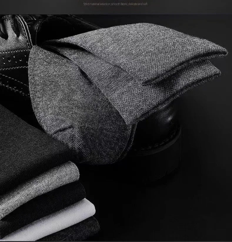 20 Stück/Los Herren Socken aus reiner Baumwolle Übergröße Einfarbig Freizeit Business Lange Socken Atmungsaktive Weiche Herrensocken EU39-48