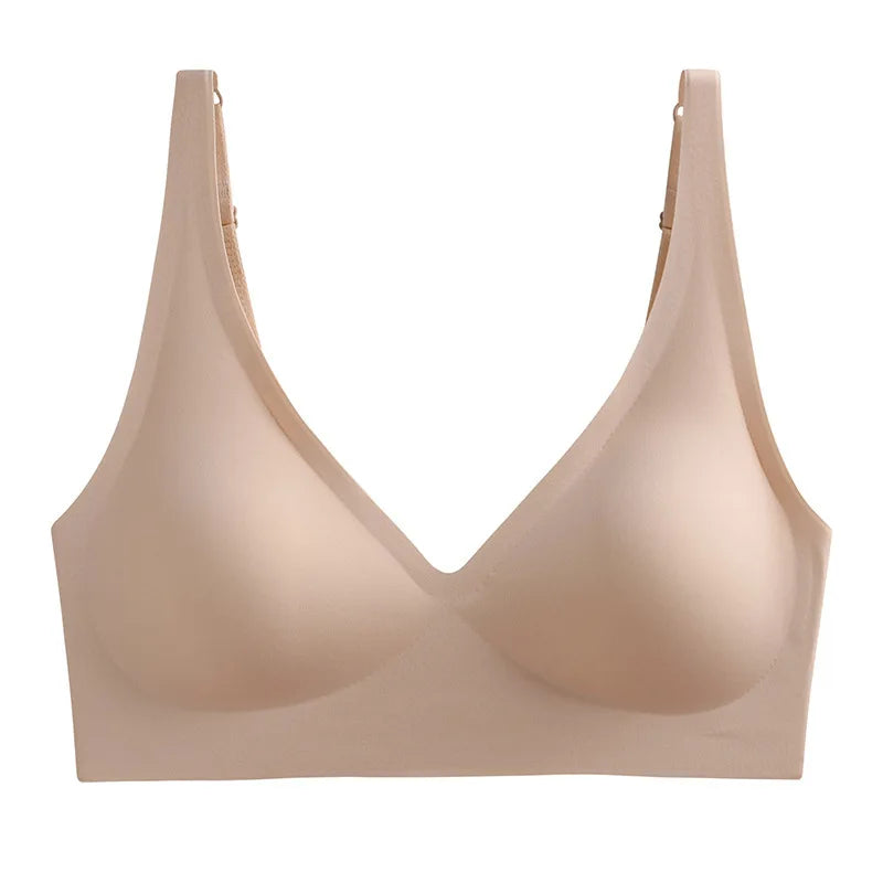 Sexy Nahtloser BH Ohne Bügel Verstellbare Drahtlose BHs Damen Unterwäsche Weiblicher Push-Up Gepolsterter Bralette Dessous Intimates