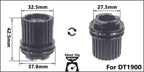 Fahrrad Micro Spline Freilauf MTB Rennrad Naben Konverter Endkappe Adapter 11/12 Fach MS HG DT Nabenkörper Treiber für XD DT240/350