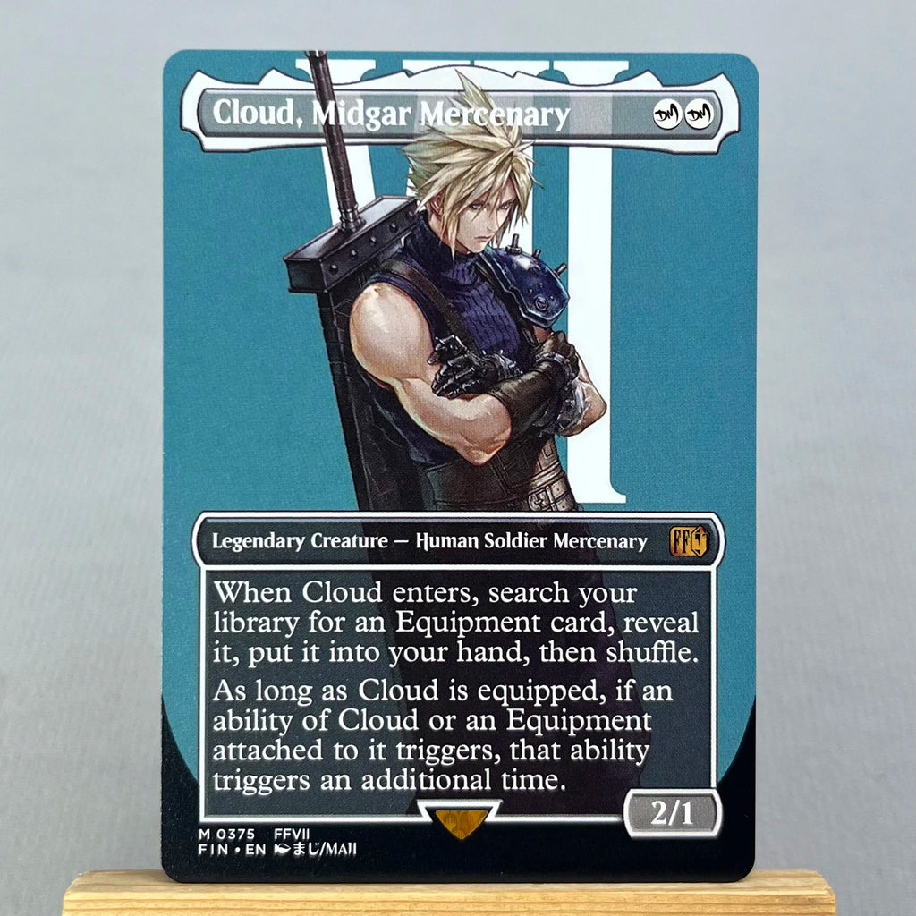 FIN PSS5 FCA HOLO14-001 Tcg proxy magical cards Sephiroth, legendärer SOLDAT Vivi Ornitier Cloud, Söldner aus Midgar Versammlung
