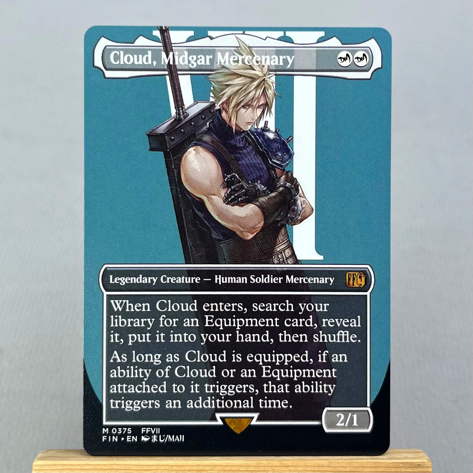 FIN PSS5 FCA HOLO14-001 Tcg proxy magical cards Sephiroth, legendärer SOLDAT Vivi Ornitier Cloud, Söldner aus Midgar Versammlung