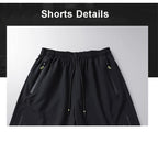 Gym Shorts Herren Sommer Schnelltrocknende Trainingsshorts Fitness Kordelzug Leichte Kurze Jogginghose Männer Workout Bottoms Laufsportbekleidung