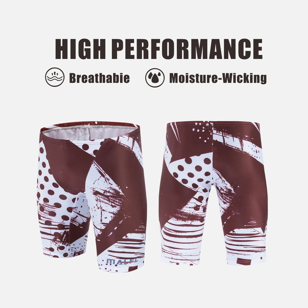 MALFC Sommer Herren Badehose Trainings-Badehose Schnelltrocknend Strand Badehose Schwimmbekleidung Sport-Tights Surf-Shorts