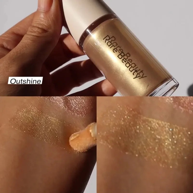 Rare Beauty Melting Cream Blush Make-up Matt Perlmutt Textur Glitzer Rouge Highlighter Hell nähren befeuchten Lipgloss