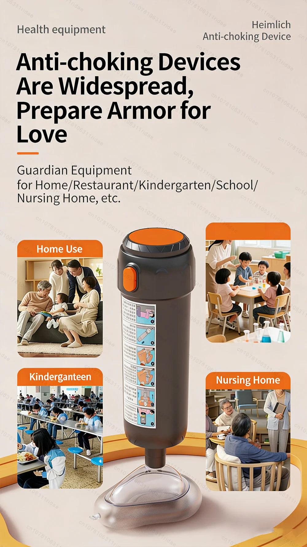 Automatisches Erstickungsrettungsgerät Erste-Hilfe-Set für Kinder und Erwachsene Anti-Erstickungsgerät Notfall-Sauger-Werkzeuge zur Rettung