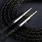 OPENHEART 16-adriges Kopfhörerkabel 1 zu 2 Klinken dual 3.5/2.5/4.4mm/XLR symmetrisches Kabel für HIFIMAN DENON Ersatzkabel 2m 3m