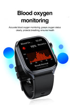 Neue Gesundheitsuhr Harnsäure Blutdruck Blutsauerstoff Körperanalyse Körperfett Smartwatch EKG+PPG Bluetooth Anruf Uhr Frauen Männer